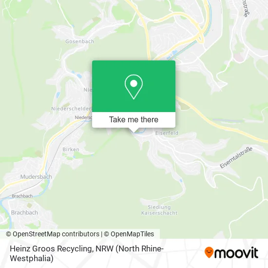 Карта Heinz Groos Recycling