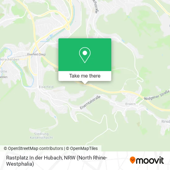 Карта Rastplatz In der Hubach
