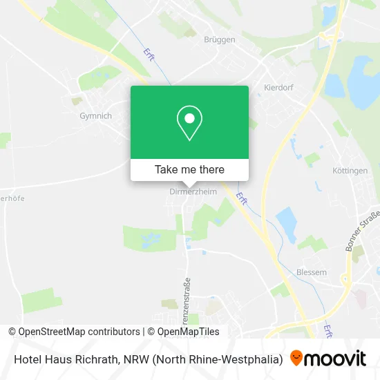 Hotel Haus Richrath map