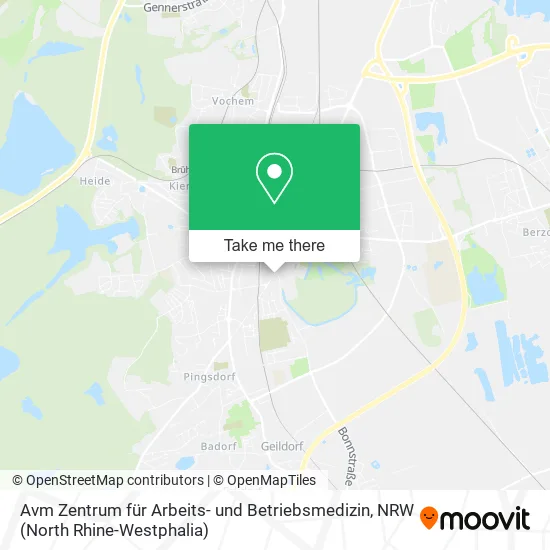 Карта Avm Zentrum für Arbeits- und Betriebsmedizin