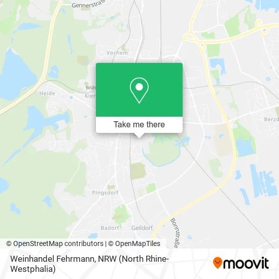 Weinhandel Fehrmann map