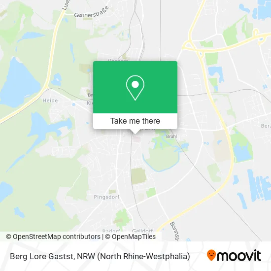 Berg Lore Gastst map