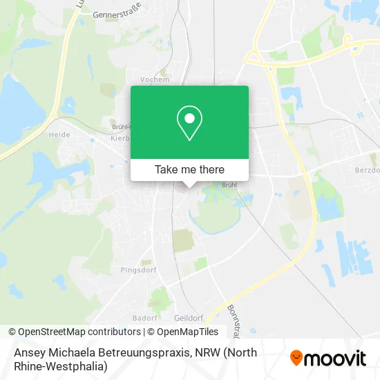 Карта Ansey Michaela Betreuungspraxis