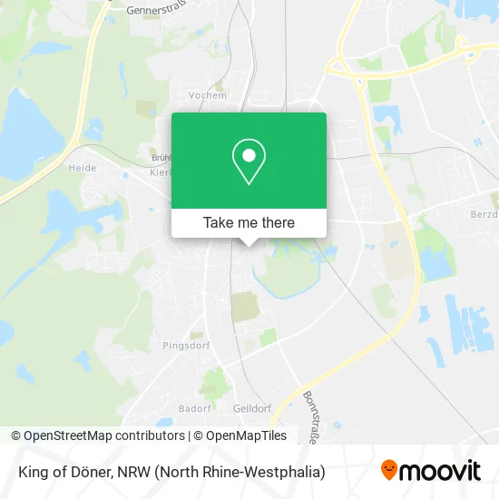 Карта King of Döner