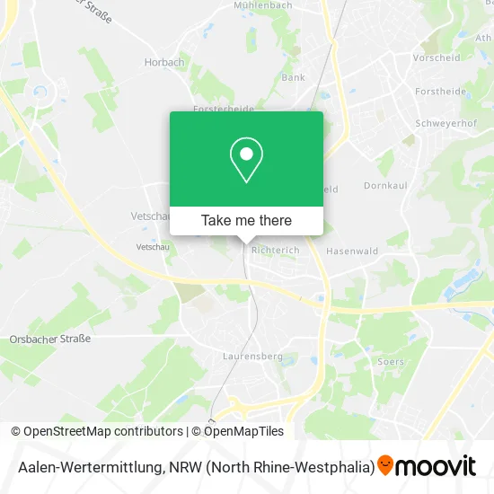 Карта Aalen-Wertermittlung