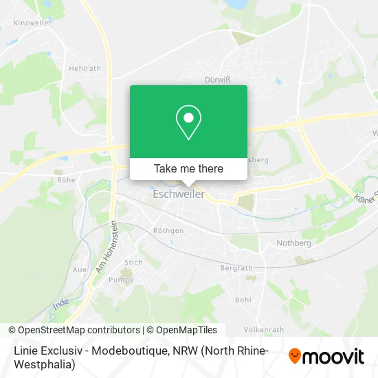 Linie Exclusiv - Modeboutique map