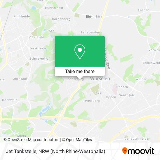 Карта Jet Tankstelle