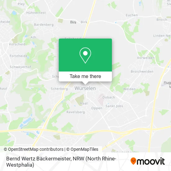 Карта Bernd Wertz Bäckermeister