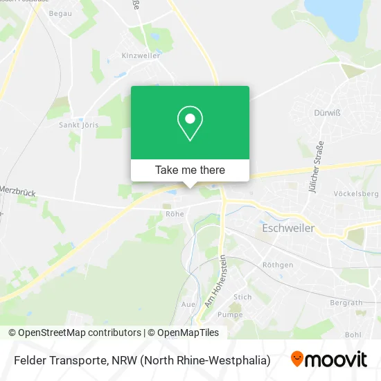 Карта Felder Transporte