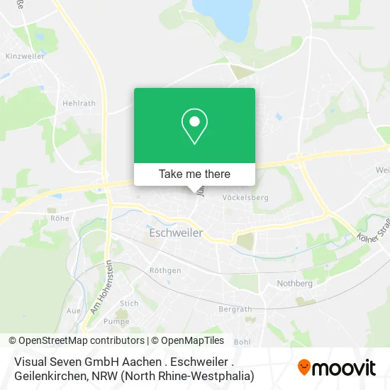Карта Visual Seven GmbH Aachen . Eschweiler . Geilenkirchen
