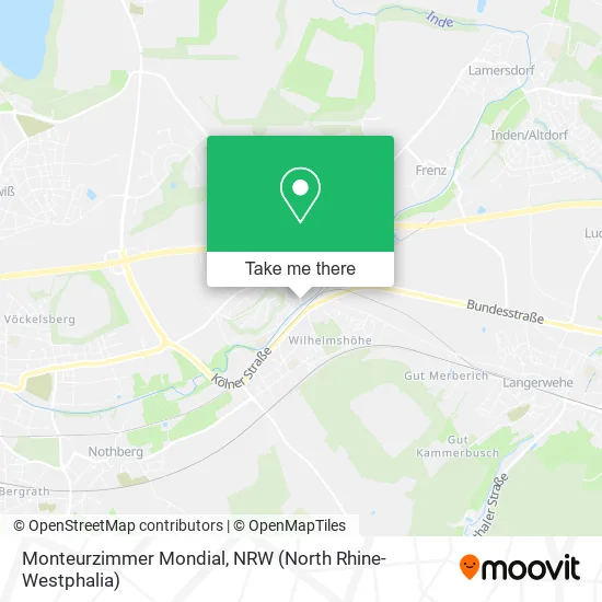 Карта Monteurzimmer Mondial