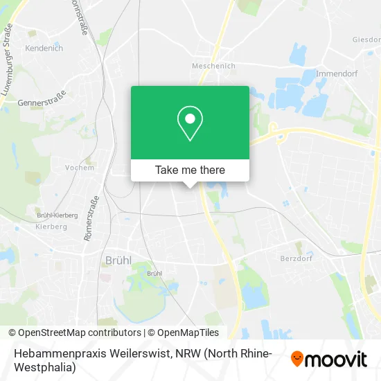 Карта Hebammenpraxis Weilerswist