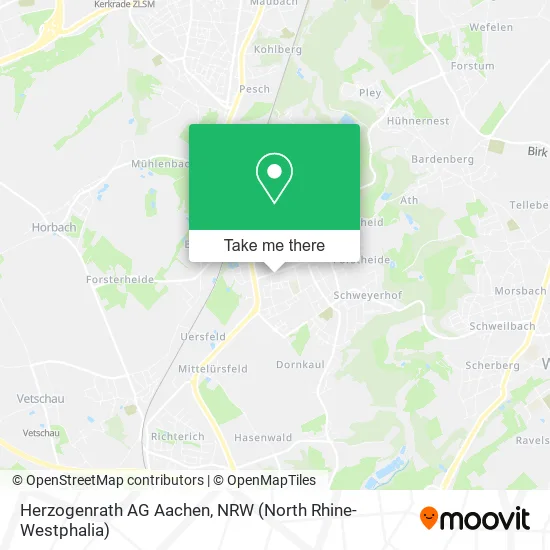 Карта Herzogenrath AG Aachen