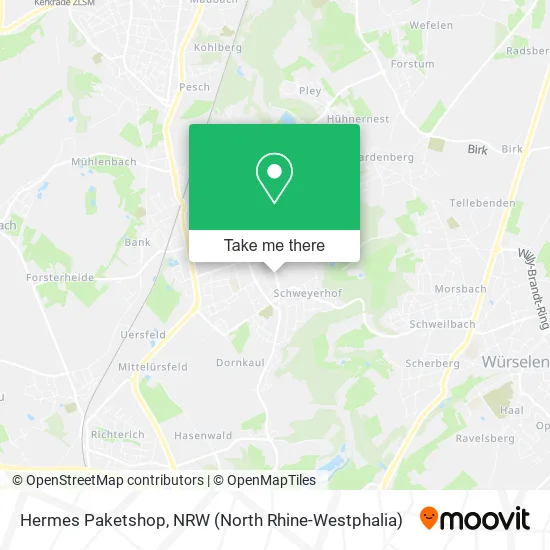 Карта Hermes Paketshop