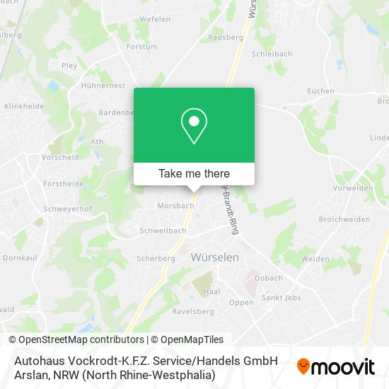 Autohaus Vockrodt-K.F.Z. Service / Handels GmbH Arslan map