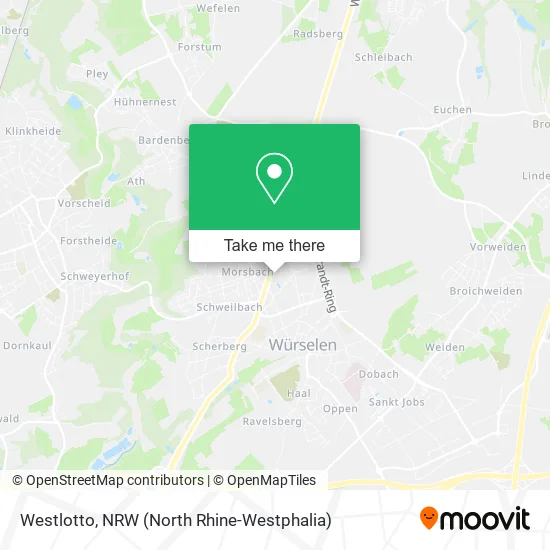 Westlotto map