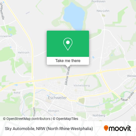 Sky Automobile map