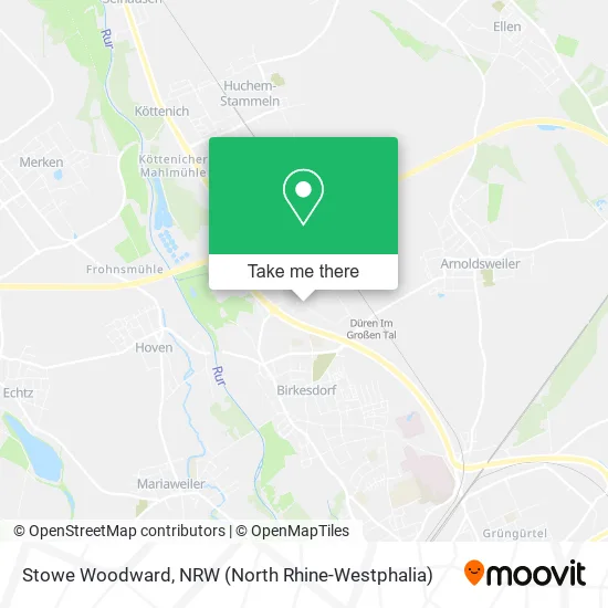 Карта Stowe Woodward