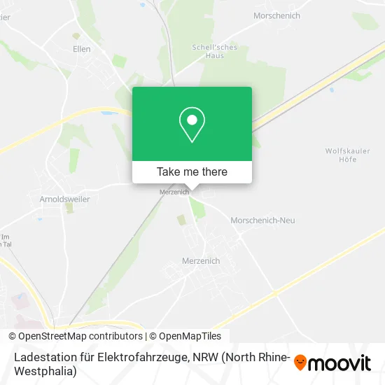 Карта Ladestation für Elektrofahrzeuge