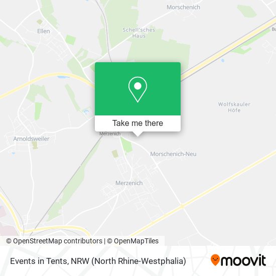 Events in Tents map