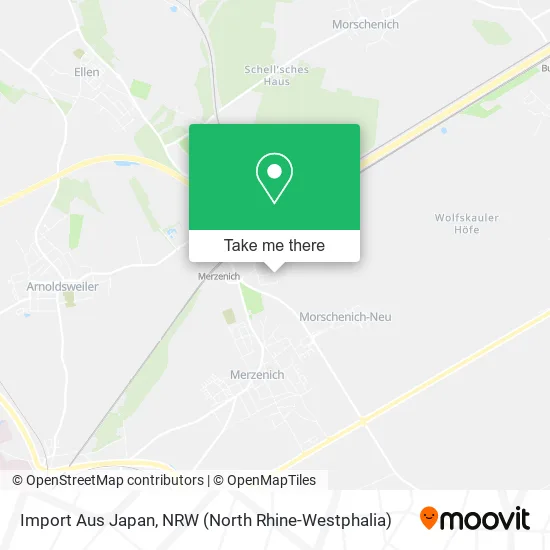 Карта Import Aus Japan