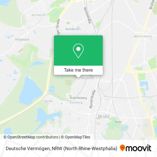 Карта Deutsche Vermögen