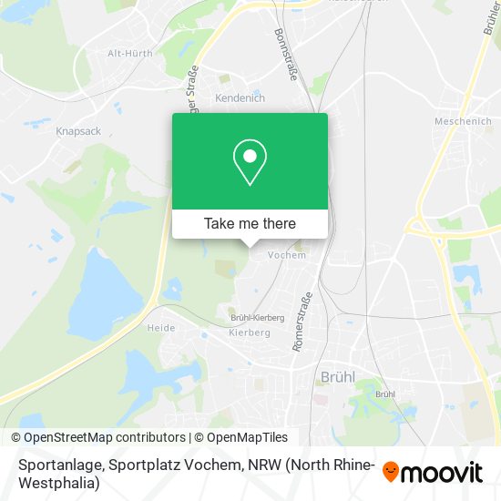 Sportanlage, Sportplatz Vochem map