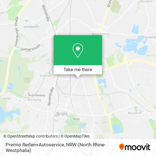 Карта Premio Reifen+Autoservice