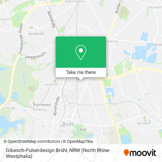 Карта Gibesch-Pulverdesign Brühl