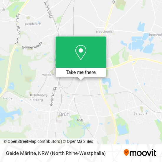 Карта Geide Märkte