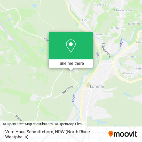 Vom Haus Schmitteborn map