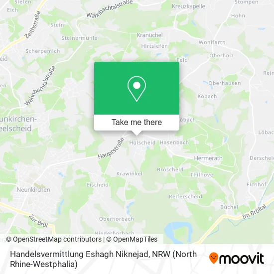 Карта Handelsvermittlung Eshagh Niknejad