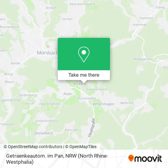 Карта Getraenkeautom. im Pan