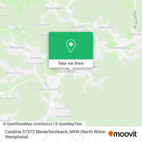 Calabria 57572 Niederfischbach map