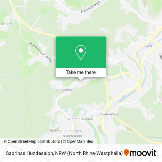 Sabrinas Hundesalon map