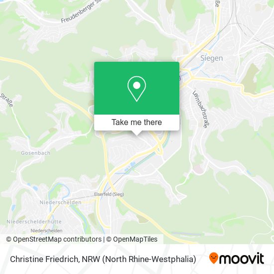 Christine Friedrich map