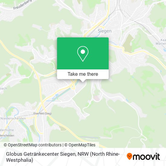 Globus Getränkecenter Siegen map