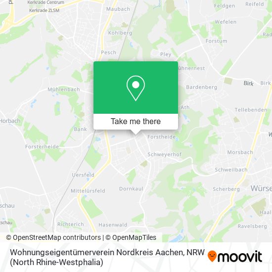 Wohnungseigentümerverein Nordkreis Aachen map
