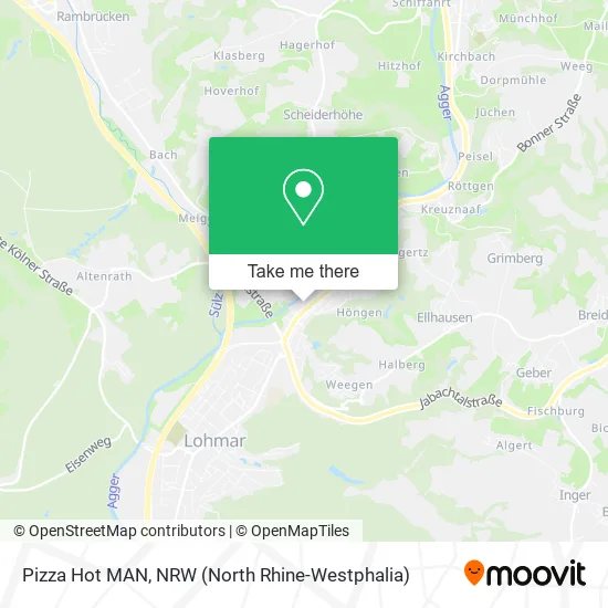 Карта Pizza Hot MAN
