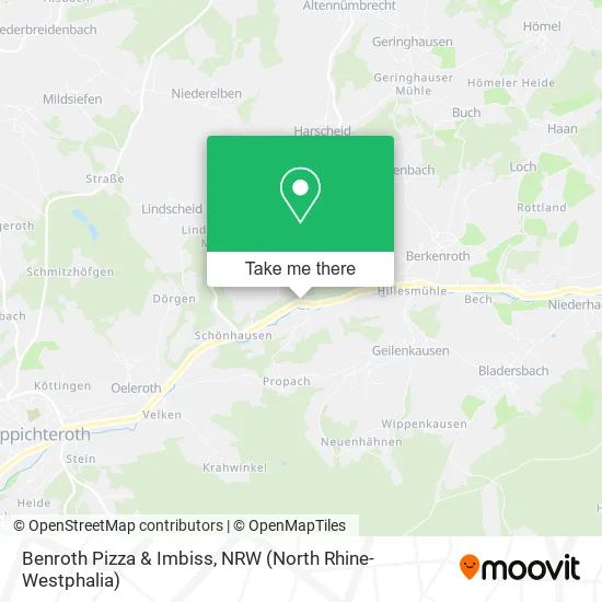 Карта Benroth Pizza & Imbiss