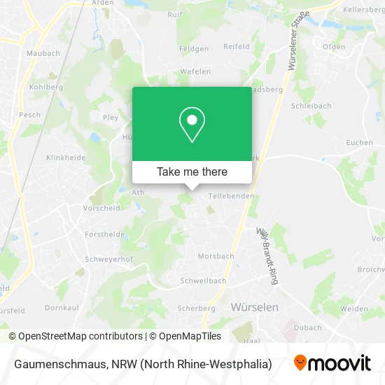 Карта Gaumenschmaus