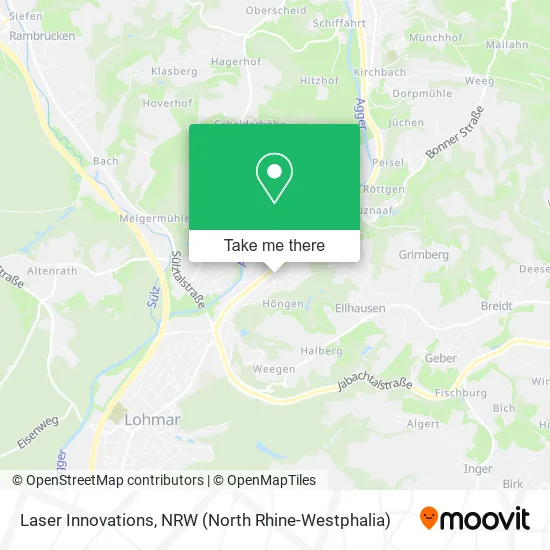 Laser Innovations map