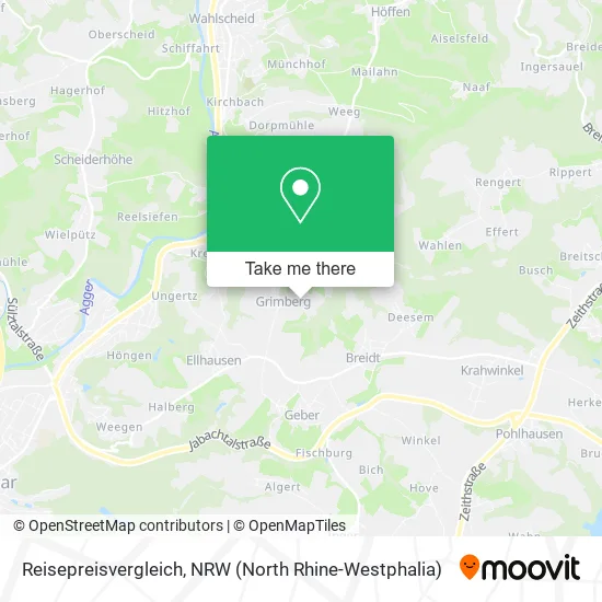 Reisepreisvergleich map