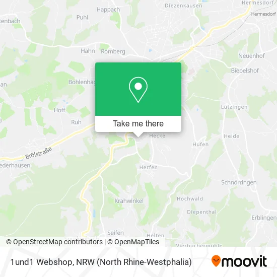 Карта 1und1 Webshop