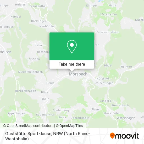 Карта Gaststätte Sportklause