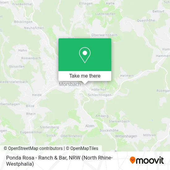 Ponda Rosa - Ranch & Bar map