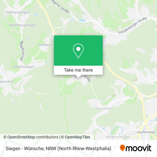 Siegen - Wünsche map