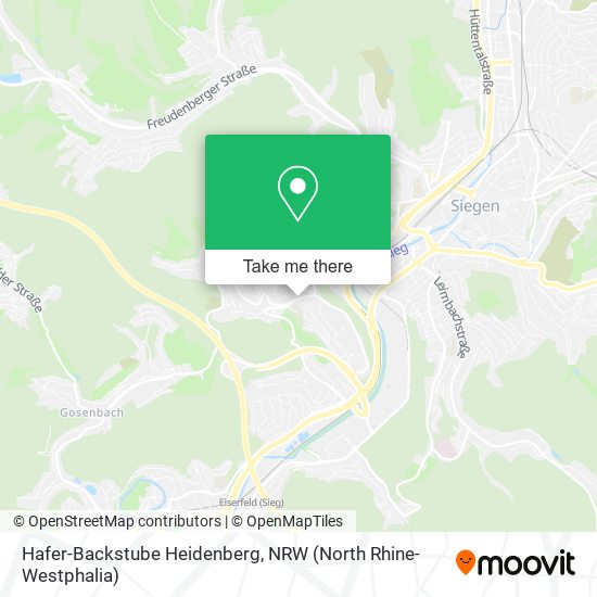 Hafer-Backstube Heidenberg map