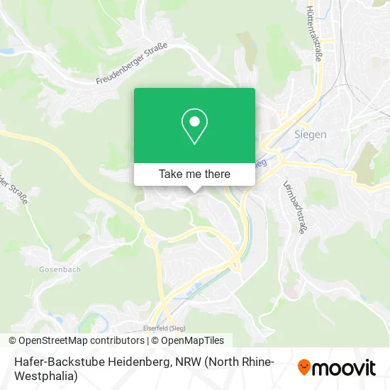 Карта Hafer-Backstube Heidenberg