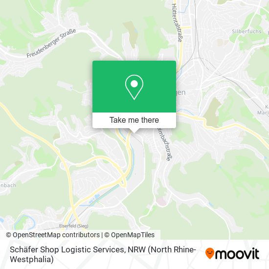 Карта Schäfer Shop Logistic Services